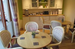 The Beeches in Dunfermline, cafe table