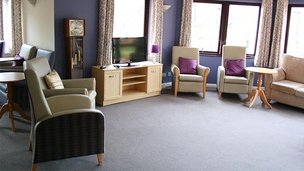Beeches Care Home in Nottingham, living room