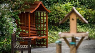 Beeches Care Home in Nottingham, patio