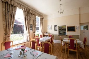 Beulah Lodge Rest Home, Tunbridge Wells. Dining area. 