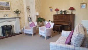 The Birches in Crieff, living room