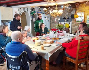 Shrublands Care Home, Cumnor, birthday party