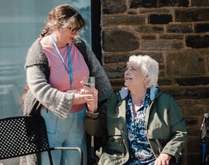 Visiting Angels Essex South, Basildon, carer and client