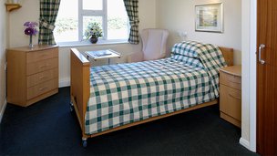 Bridgewater Park Care Home in Scunthorpe, bedroom