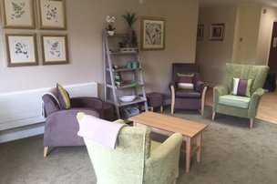 Bridgewater Park Care Home in Scunthorpe, living room