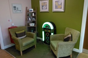 Bridgewater Park Care Home in Scunthorpe, seating area