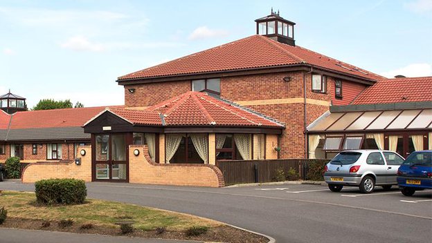 Bridgewater Park Care Home in Scunthorpe, front entrance