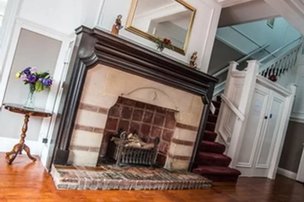 Bridlington Manor, fireplace. 