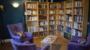 Brierton Lodge Care Home in Hartlepool, library
