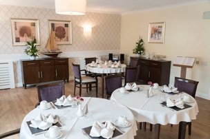 Brindley Court in Stoke-on-Trent, dining room