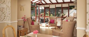 The Lodge Care Home in Hemel Hempstead, conservatory 