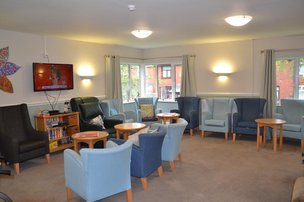 Burrswood Care Home, lounge area 