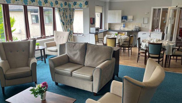 Cairnie Lodge, seating area 