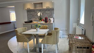 Capwell Grange, living room  