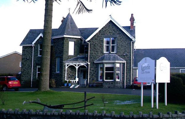 Cartrefle Residential Care Home in Llanhurst Exterior of Home