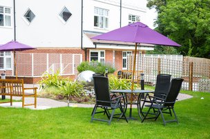 Cedar View Care Centre garden