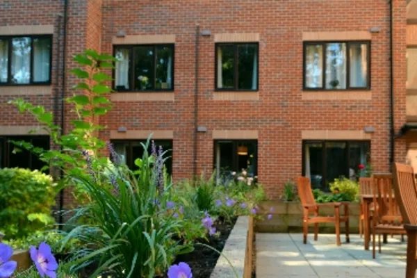 Chandlers Ford Care Home, close up of exterior of home 