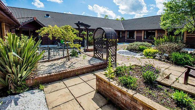 Chapel Level Care Home, garden area 