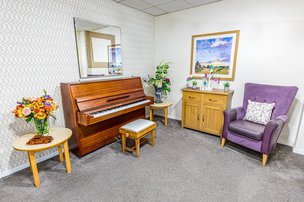 Church View, piano room 
