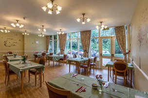 Engelberg Care Home in Wolverhampton, dining area 
