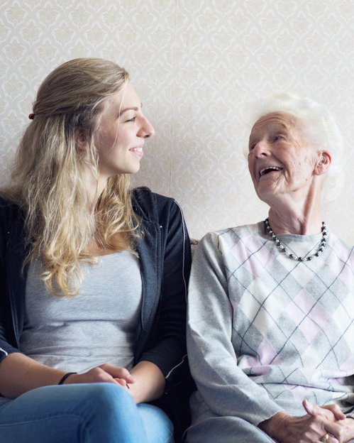 PillarCare Agency, London, carer with eldery lady 