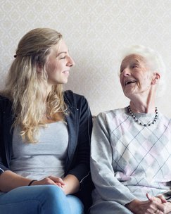 PillarCare Agency, London, carer with eldery lady 