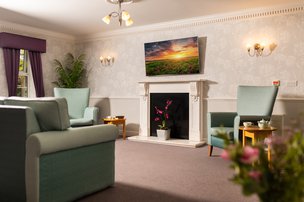 Cranmer Court, fireplace 