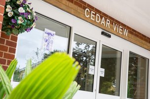 Cedar View Care Centre front door