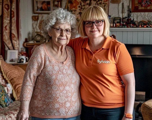 Sylvian Care Kingston, Epsom, carer and client