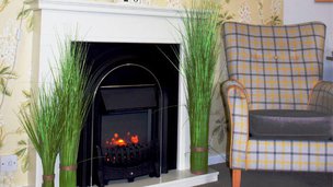 The Daffodils, fireplace 