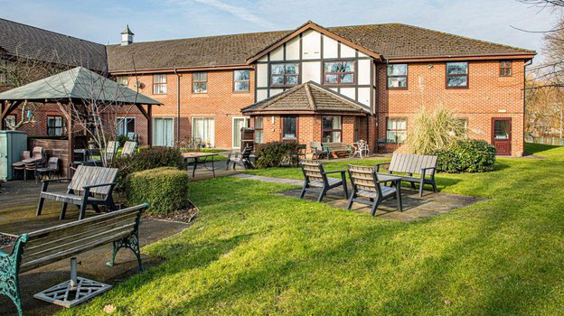 Daneside Court, close up of garden area 