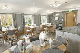 Dinning room of Dalton Lodge in Walthamstow