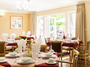 Dinning Room at Cookridge Court Care Home