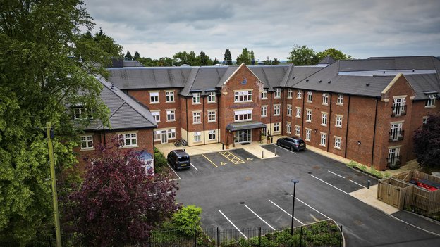 Lady Jane Court, Leicester, Front of the home 