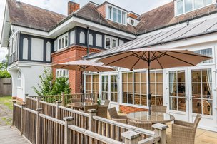 Dormy House outdoor area