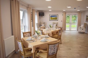 Wickham Care Home, Chelmsford, dining area 