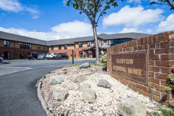 Fairview, sign outside of home 