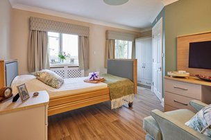 Solent Grange Nursing Home bedroom