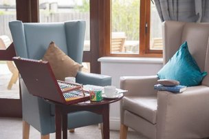 Fieldway Care Home, arm chair area 