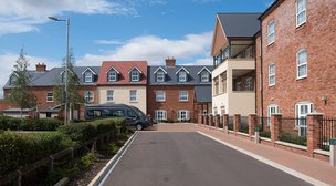 Fernleigh Court in Kempston, Front Exterior