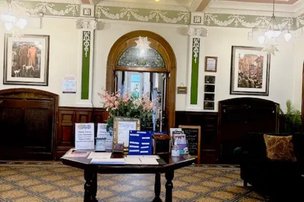 Cartmel Grange, Cumbria, entrance way 