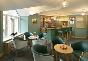 Game room of Dalton Lodge in Walthamstow