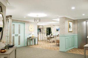 Upland Manor, Wythenshawe. entrance foyer