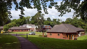 Gittisham Hill House, path way