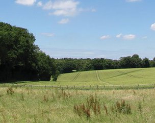 Glebe House, Caterham, countryside views