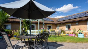 Godden Lodge , patio area 