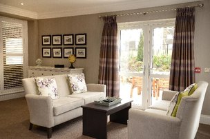 Grampian Court, sofa area 