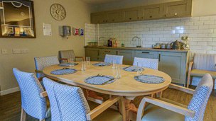 Greenfield Park, large dining table 