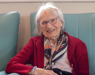 Greenhill Care Home - Happy resident