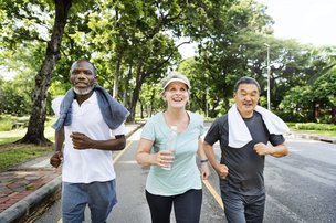 24/7 Exceptional Care Limited carer on a run with elderly